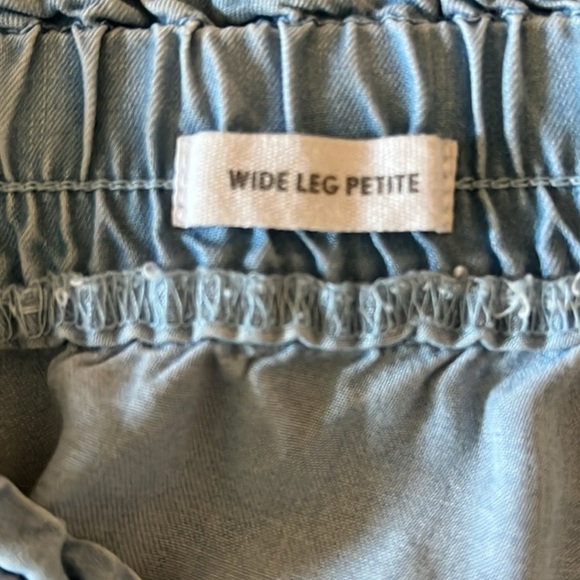 Ann Taylor LOFT Lyocell wide leg Crop Pants Size Large Petite - Picture 5 of 7